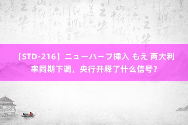 【STD-216】ニューハーフ挿入 もえ 两大利率同期下调，央行开释了什么信号？